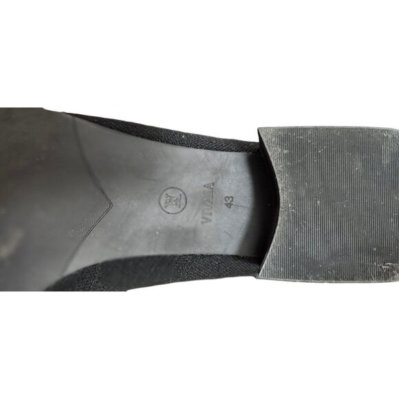 Vivaia Round-Toe Over-the-Knee Boots Black Size EU 42/US 10.5 - Picture 13 of 16